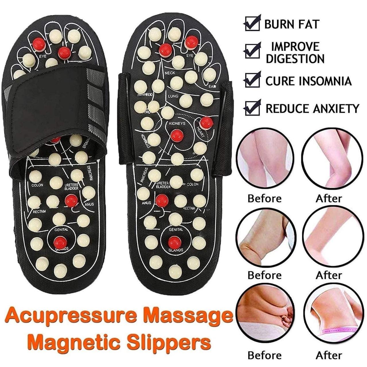TaviMart™🦶 Acupressure & Magnetic Therapy Slippers 💥 Boost Blood Circulation & Relieve Pain for Men & Women 👣
