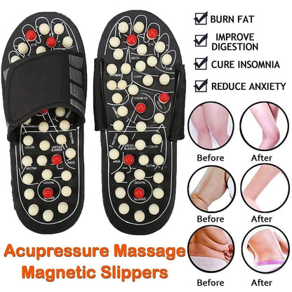 TaviMart™🦶 Acupressure & Magnetic Therapy Slippers 💥 Boost Blood Circulation & Relieve Pain for Men & Women 👣